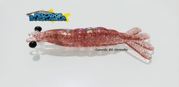 Camarão Artifical BG Vermelho 7,5cm