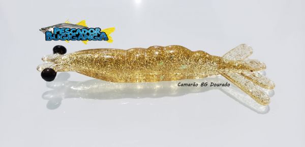 Camarão Artifical BG Dourado 7,5cm